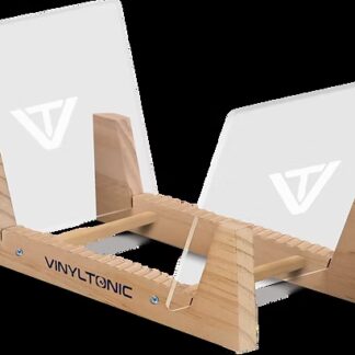 Vinyltonic Vinyl Display Rack Oak Finish