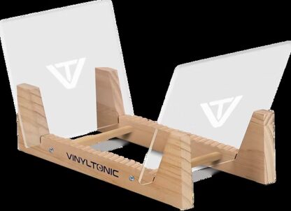 Vinyltonic Vinyl Display Rack Oak Finish